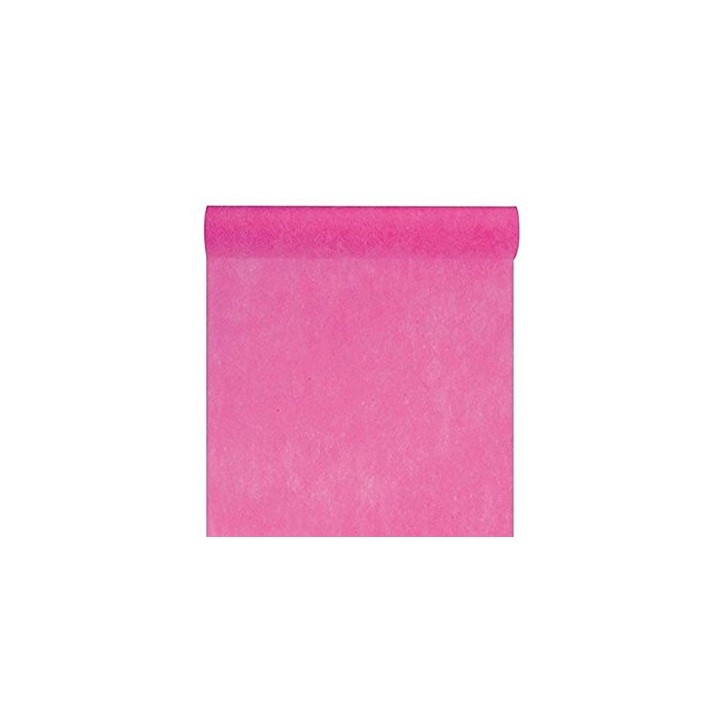 Chemin de table intissé économique fuchsia