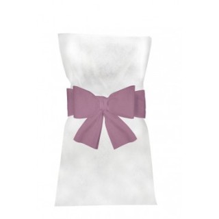 Noeud de chaise rose pastel - décoration de salle - articles de fête