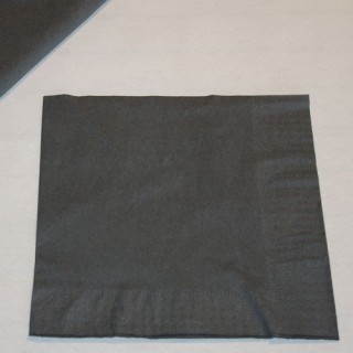 Serviettes papier stone grey (gris foncé)