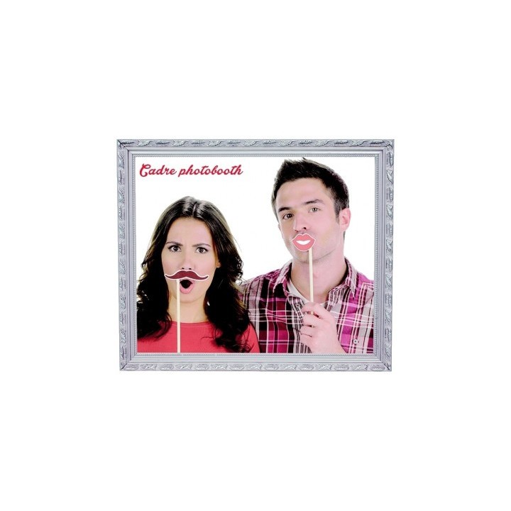 Cadre photobooth argent 57x67cm - Photobooth