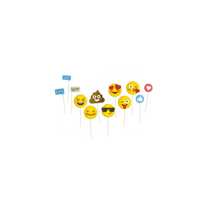 Kit tropical emoji - Photobooth