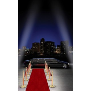 Tapis rouge luxe 1x15m  - Cinéma - Décoration de table