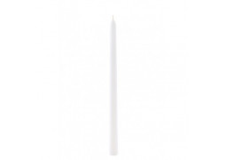 Bougie flambeau blanche