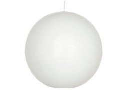 Bougie ronde blanche