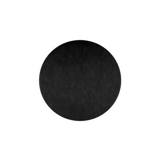 50 sets de table rond noir - Set de table intissé