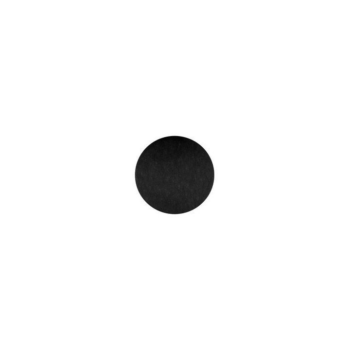 50 sets de table rond noir - Set de table intissé