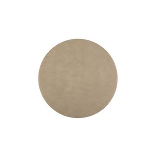 50 sets de table rond taupe - Set de table intissé