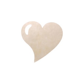 50 sets de table coeur ivoire  - Set de table intissé