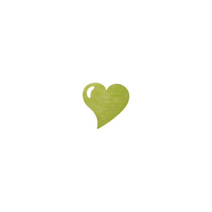 50 sets de table coeur vert - Set de table intissé