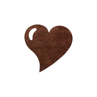 50 sets de table coeur chocolat - Set de table intissé