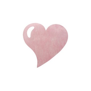 50 sets de table coeur rose - Set de table intissé