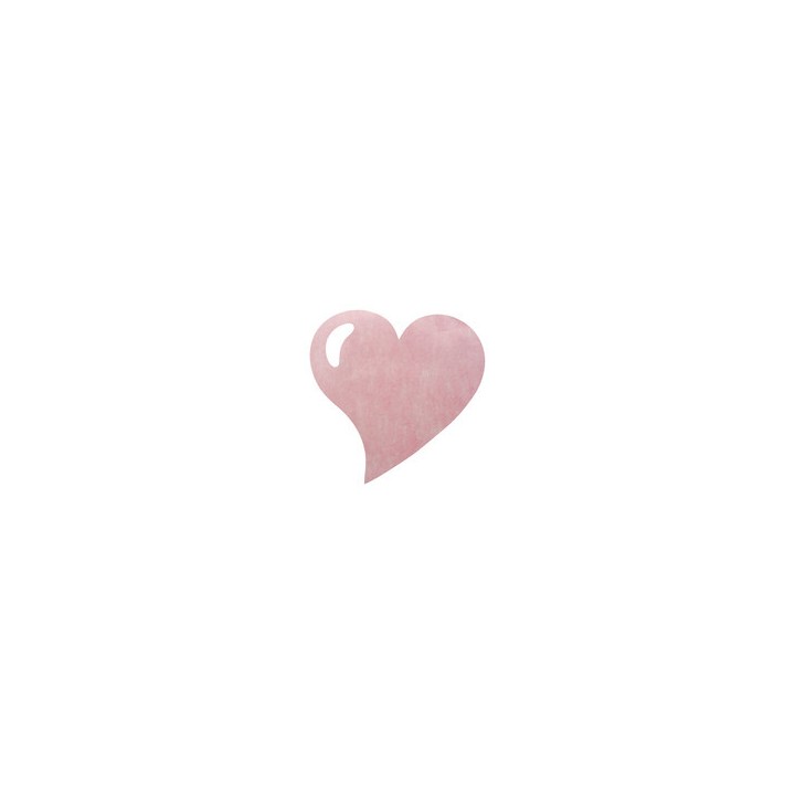 50 sets de table coeur rose - Set de table intissé