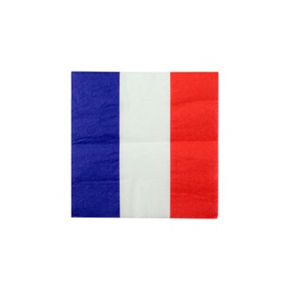 Serviettes papier drapeau France - Article de fête
