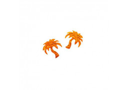 Confettis de table palmier orange