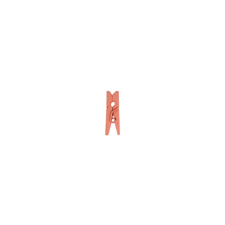 Pince à linge corail