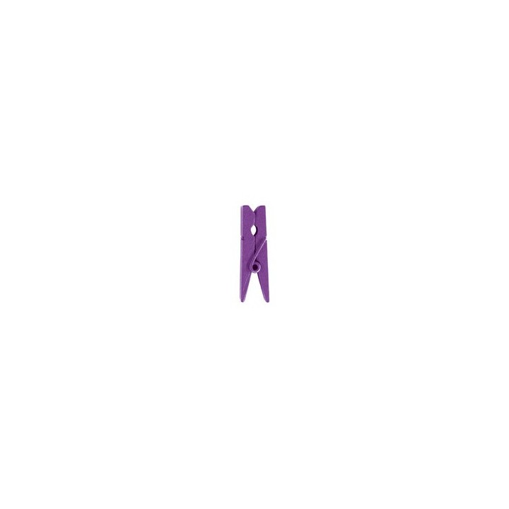 Pince à linge violette