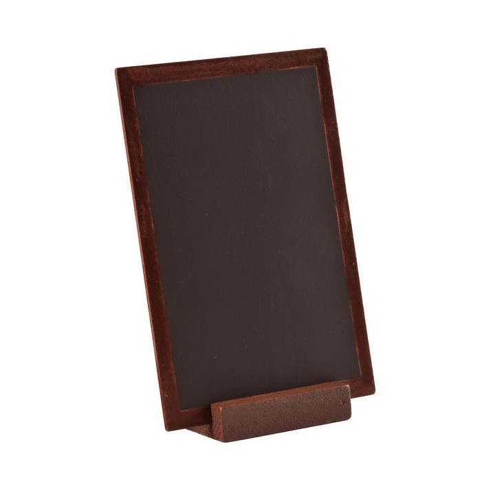 Grande ardoise avec socle chocolat