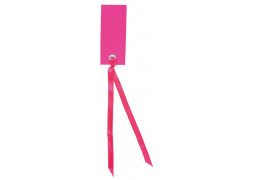 Marque place ruban fuchsia