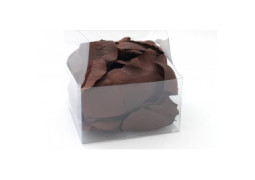 Pétale tissu chocolat