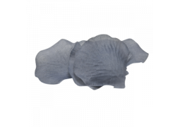 Pétale tissu gris