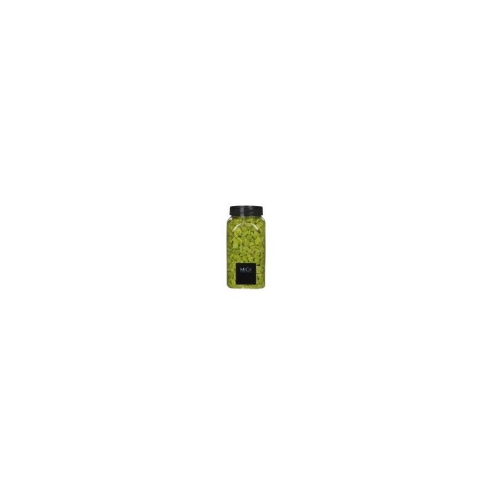 Mini caillou vert lime