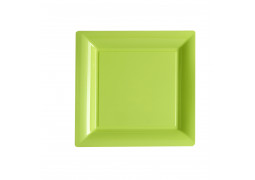 Assiette carrée petit modèle 16.50 cm vert lime