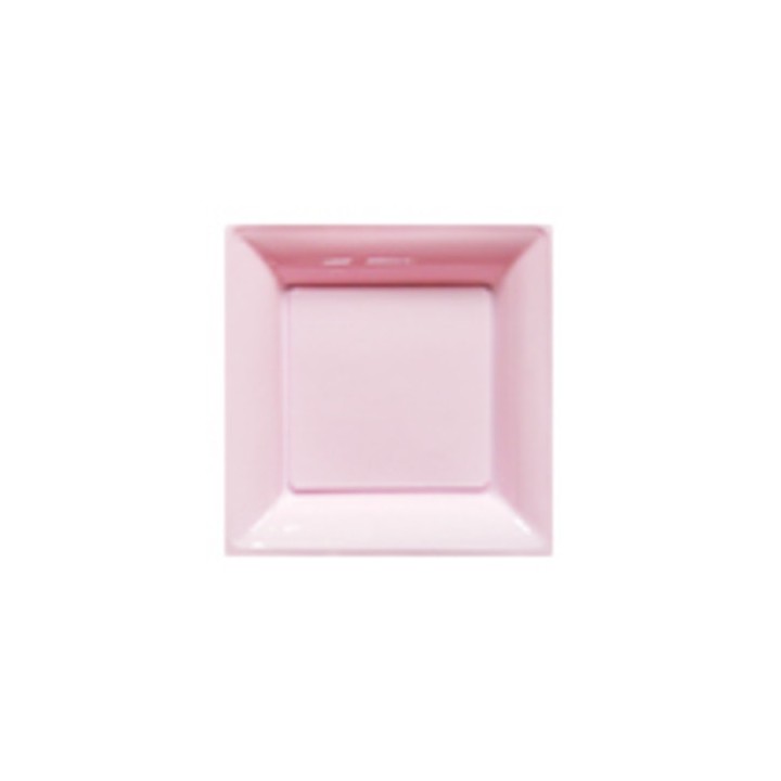 Assiette carrée grand modèle 30.50 cm rose