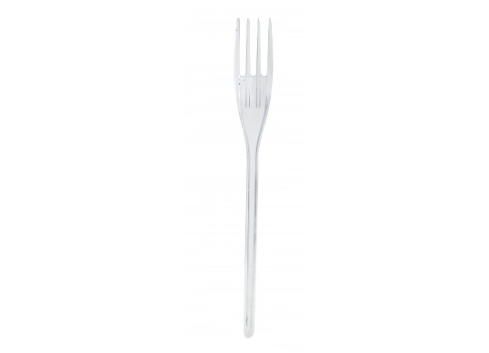 Fourchette plastique rigide transparent