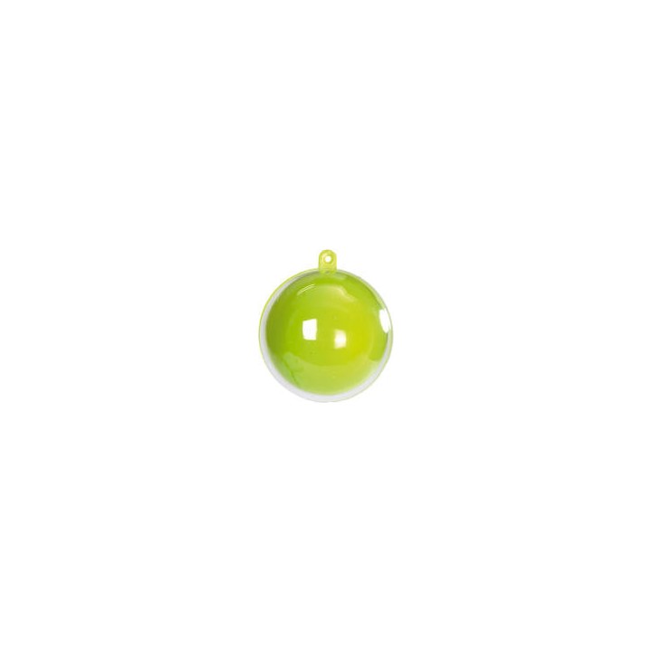 Boule plexi 5cm vert - Contenants dragées - Décoration de table