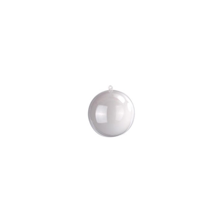 Boule plexi 5cm blanc - Contenants dragées - Décoration de table