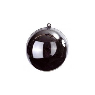 Boule plexi 5cm noir - Contenants dragées - Décoration de table