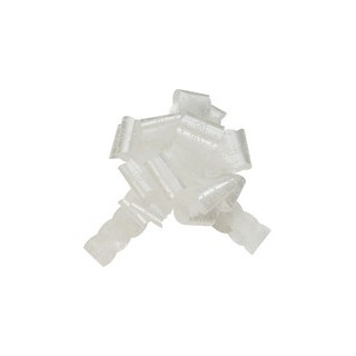 Noeud dentelle automatique blanc