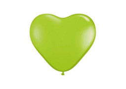 Ballon coeur vert lime