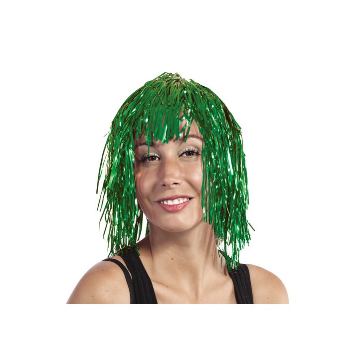 Perruque disco verte
