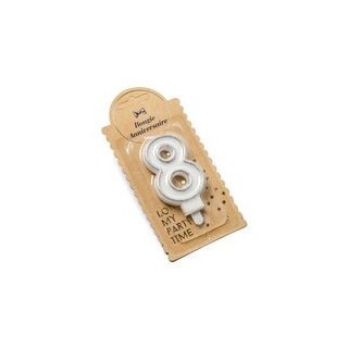 Bougie pailleté argent chiffre 8 - Anniversaire