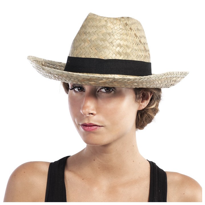 Chapeau cow boy paille