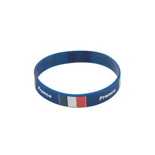 Bracelet souple bleu/blanc/rouge