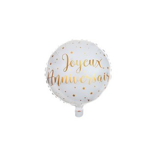 Ballon aluminium joyeux anniversaire - Ballons - articles de fête