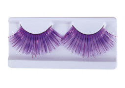 Faux cils jumbo violets