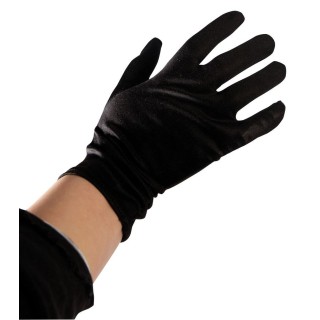 Gants courts noirs