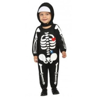 Costume baby squelette