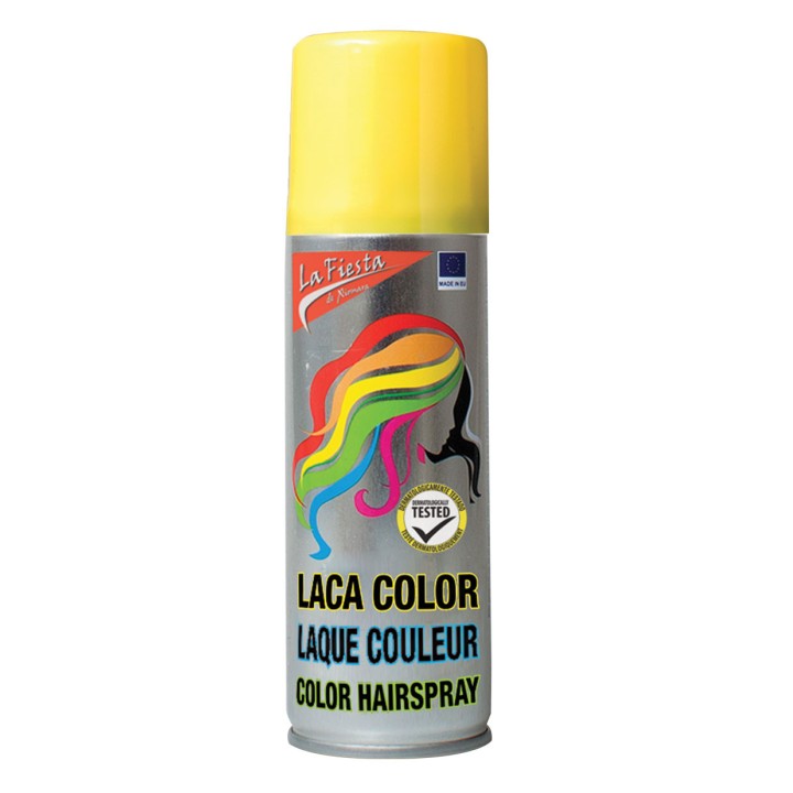 Laque cheveux jaune - Accessoires - Costumes