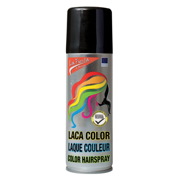 Laque cheveux noir