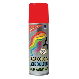Laque cheveux rouge