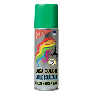 Laque cheveux vert