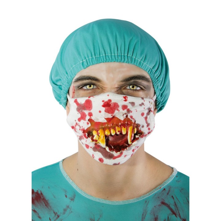 Masque chirurgien sanglant