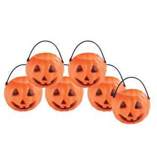 Mini pots citrouille x6