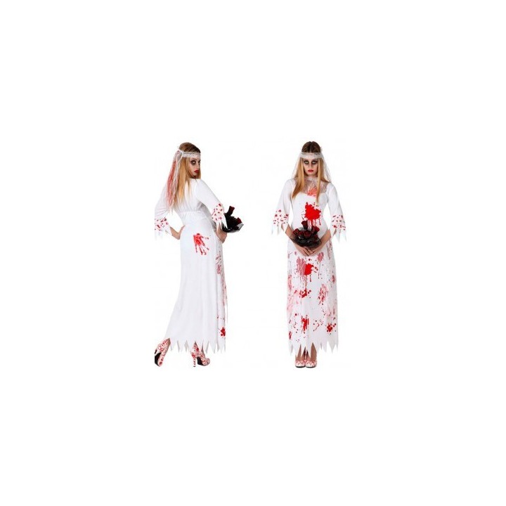Costume femme mariée ensanglantée