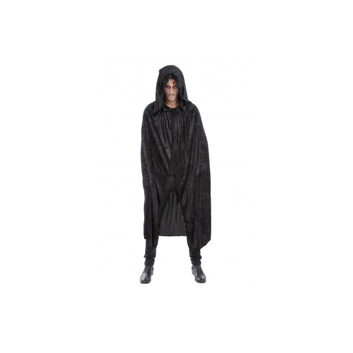 Cape adulte velours noire