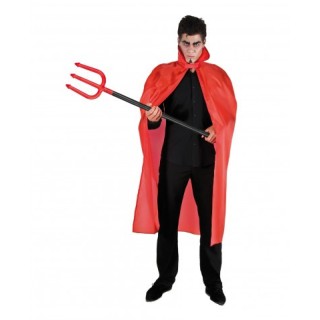 Cape adulte tissu rouge